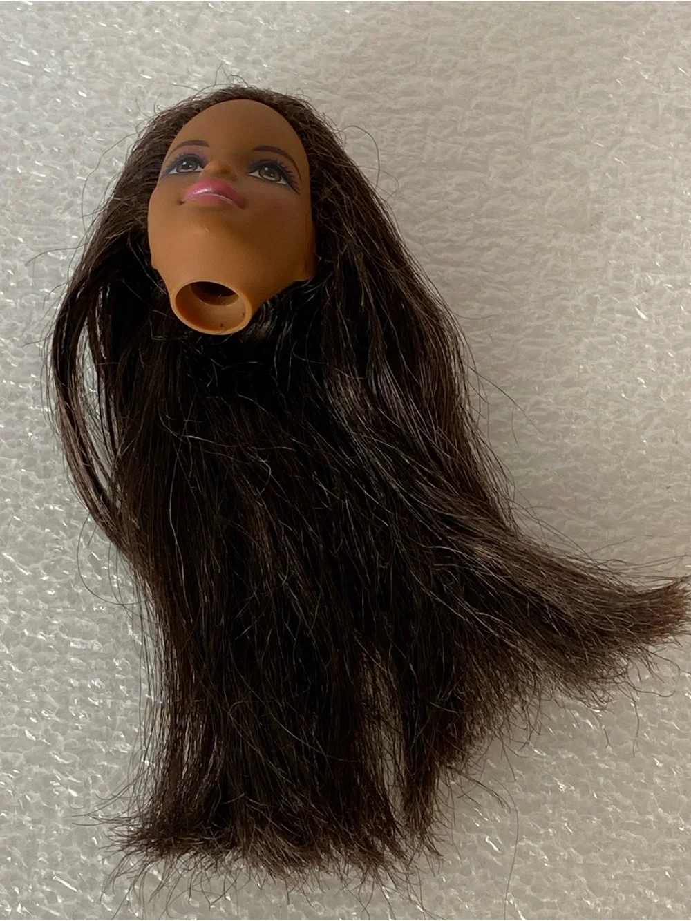 Mattel African American Barbie Doll Asha Face Sculpt - HEAD Replacement Only